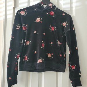 Abercrombie and Fitch girls velvet hoodie.